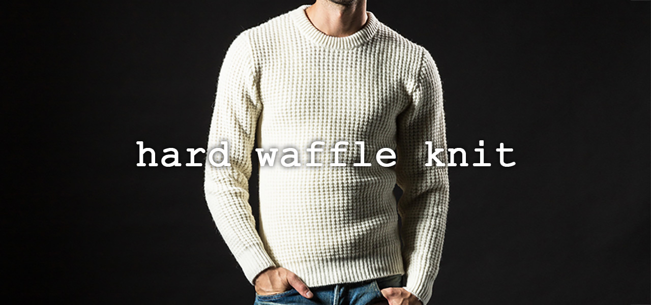 haed waffle knit | feature | wjk online store