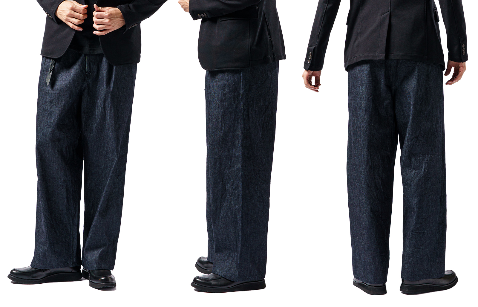2tack wide denim pants | feature | wjk online store